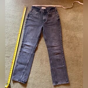 We The Free boot cut jeans in washed black